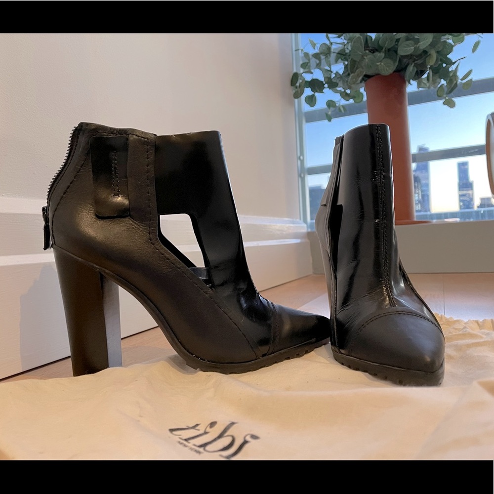 TIBI Moto Heels (Size 6)